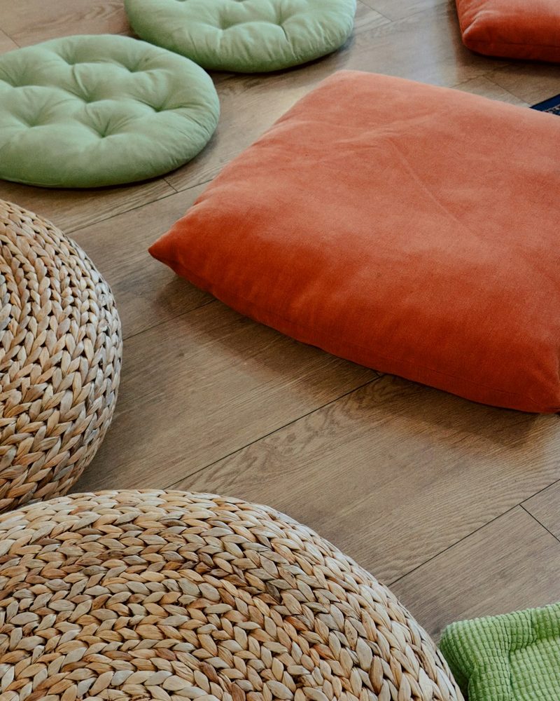 Coussins de yoga